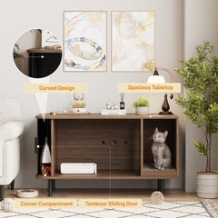 Halitaa enclosure back vent holes reduce odors while keeping cat comfortable