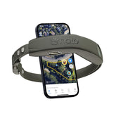 Halo Collar 4 front view in graphite, showing durable everyday wear.