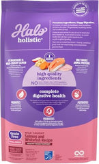 Halo Holistic wild-caught salmon and whitefish first ingredient signals real protein.