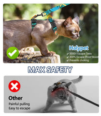 Halypet H300 Pro abdomen D-ring improves tension dispersion for safer movement.
