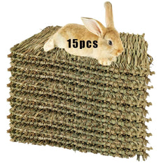 Hamiledyi woven bed mat rabbit grass texture for cozy bedding.