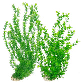 Hamiledyi 23in tall aquarium plants left view for natural hiding spaces