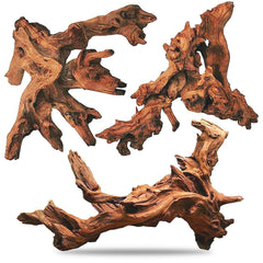 Hamiledyi aquarium driftwood 8-12 in trunk for tank realism and breeding zones