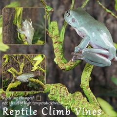 Hamiledyi bendable jungle vine with suction cups secures to walls