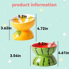 Hamiledyi two-piece set offers separate food and water bowls for organized mealtimes