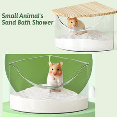 Hamiledyi dust-free bath sand ideal for clean grooming without dust.