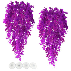 Hamiledyi fake reptile plants hanging plant setup enriches reptile habitats with climbing space