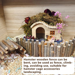 Hamiledyi hamster cage decor setup demonstrates versatile play area.
