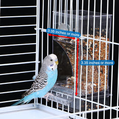 Hamiledyi No Mess Bird Feeders water dispenser ensures steady hydration