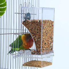 Hamiledyi parrot feeder perch design supports comfortable eating.