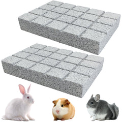 Hamiledyi rabbit scratching pad front view with frosted lava surface for nail sharpening.