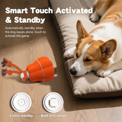 Hanarook pumpkin-dog-ball-mode-switch demonstrates three play modes for customization