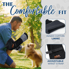 HANDLANDY pet care gloves ideal for nail trimming and grooming
