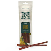 Hank and Roy bully sticks packaging 4-pack promotes easy storage and sharing