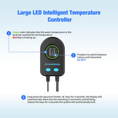 HANLESHUKA temperature controller with a digital display for easy measurement