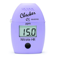 Hanna Instruments HI782 nitrate checker front view with digital readout for quick saltwater testing.
