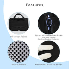 Hannadepot cat carrier reversible mat offers year-round comfort for pets