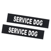 HANWER 2Pack Service Dog Patch front view on vest enhances visibility and recognition.