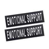 HANWER service dog patch emotional support text signals training status clearly