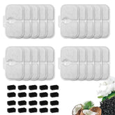 Haodlay 20-pack cat fountain filters packaging highlights clean water for pets.