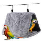 Haosie warm bird nest house closeup shows plush fabric for cozy resting