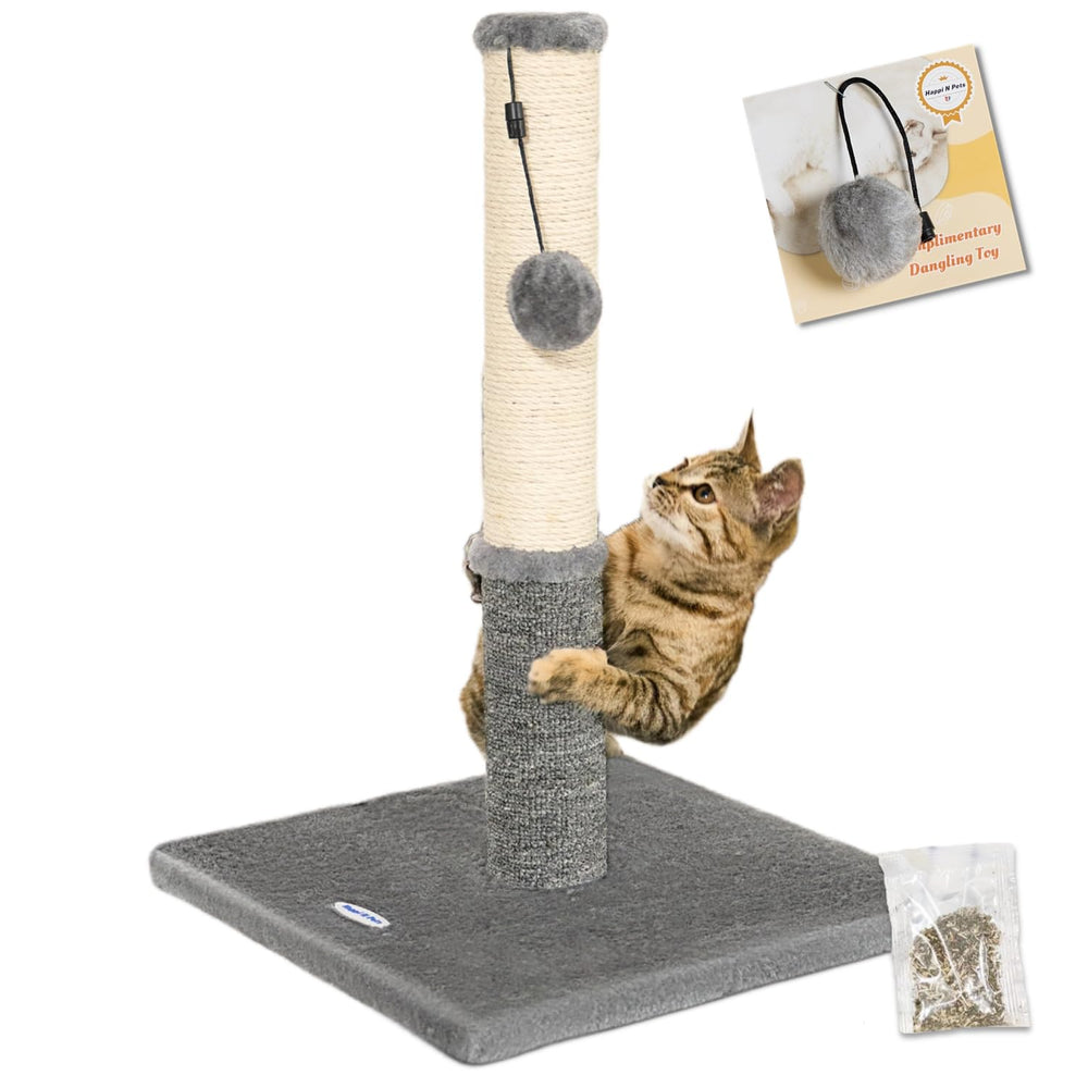 Happi N Pets cat scratching post – sisal surface for durable clawing