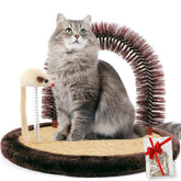 Happi N Pets Original Cat Self Groomer arch brush provides soothing massage for indoor cats