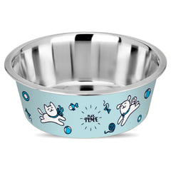 Happinesque no-noise design provides quiet, spill-free feeding sessions.