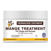 Happy Jack Dermacide Ointment bottle shows creamy formula for dog itch relief