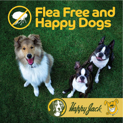 Happy Jack flea tick powder on bedding keeps sleeping areas pest-free and odorless