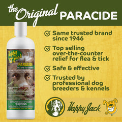 Happy Jack Paracide Champú apto para razas sensibles