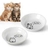HAPPY KIT Little Cat Bowls in bright colors enhance joyful meals for indoor cats.