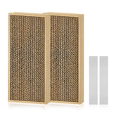 HappyFreeSX splicing cat scratch pad assembled provides two-surface scratching for cats.
