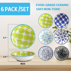 HAPPY KIT ceramic cat bowls with wide design support whisker-friendly dining