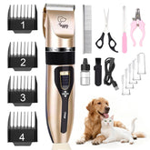 HappyYILIDA dog clippers quiet motor for stress-free home grooming.