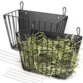 Harhana Rabbit Hay Feeder X-Large metal frame main view showcasing spacious hay capacity for reliable den feeding
