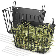 Harhana Rabbit Hay Feeder X-Large metal frame main view showcasing spacious hay capacity for reliable den feeding