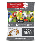 Hari Tropimix bag 20lb shows bulk feeding option for large parrots