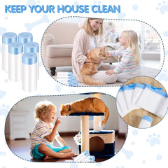 Harloon 9-11 gallon capacity liner ready for full litter box changes.