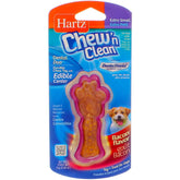 Hartz Chew N Clean Dental Duo package front—promotes dental health for tiny dogs.