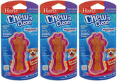 Hartz Tiny Dog Dental Duo nylon-shell exterior for durable chewing sessions.