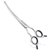 Hashimoto dog scissors curved blade for precise grooming along contours