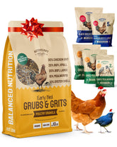 Hatortempt chicken feed granules 10lb pack for easy feeding and nutrient boost.