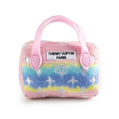 Haute Diggity Dog pink ombre Chewy Vuiton handbag side view for stylish fetch play