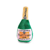 Haute Diggity Dog Woof Clicquot Rose bottle toy with squeaker for interactive play