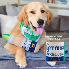 Haute Diggity Dog Grrrona Plush material offers soft cuddly daytime fun