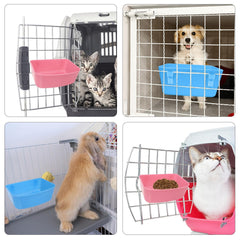 Hautllaif feeder pink bath-dish enables versatile care for small pets.