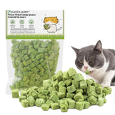 HavenJanny freeze-dried cat grass snacks packaging highlighting fresh ingredients for healthy snacking.