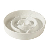Havniva ceramic dog bowl front view with smooth finish for easy cleaning