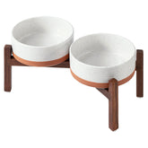 Havniva ceramic dog bowls 7.3 inches provide ample capacity for meals.